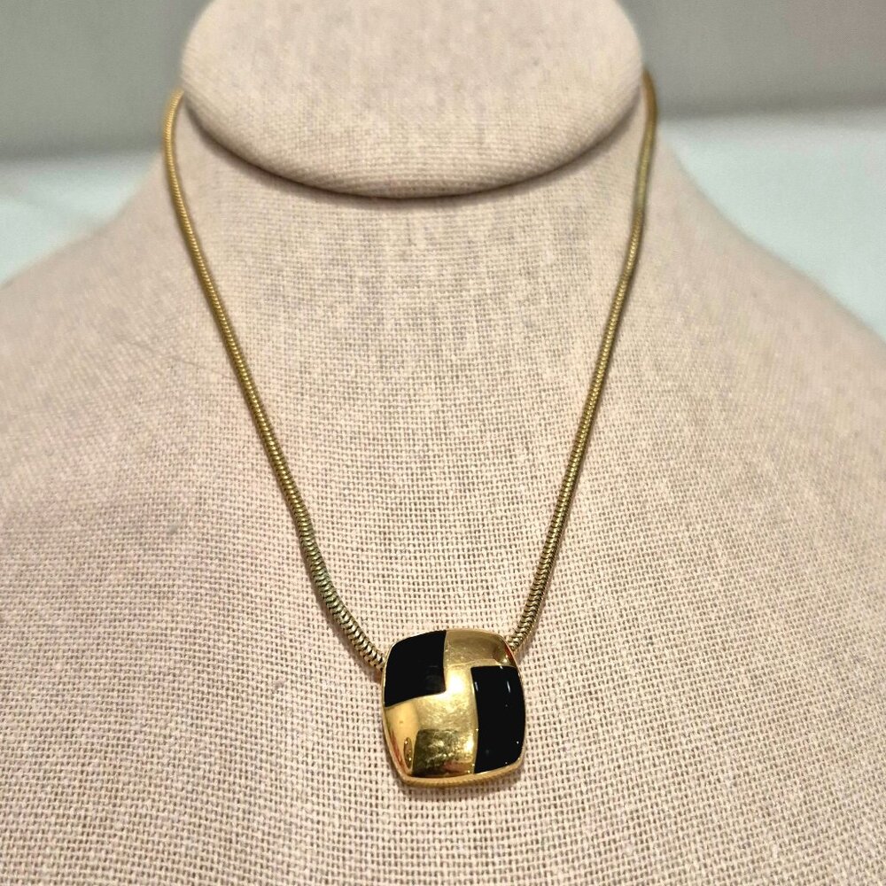 Gold and Black necklace